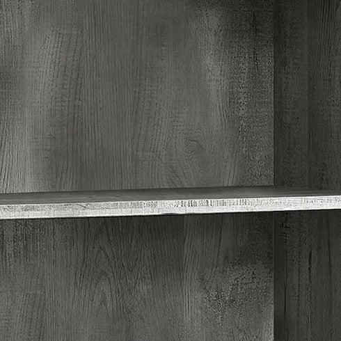 11.75" x 23.75" x 47.5" Cappuccino Particle Board Adjustable Shelves Bookshelf